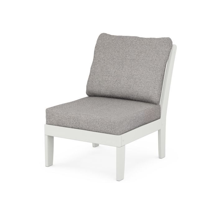 Braxton Modular Armless Chair in Vintage Finish