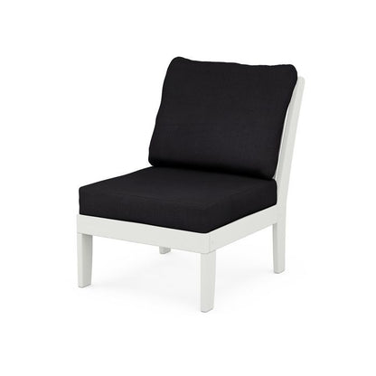 Braxton Modular Armless Chair in Vintage Finish