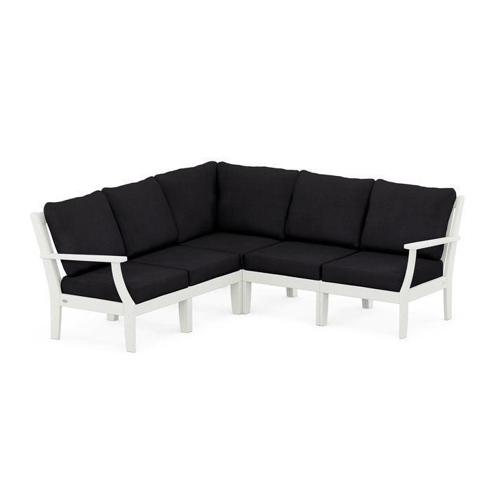 Braxton Modular 5-Piece Deep Seating Set in Vintage Finish