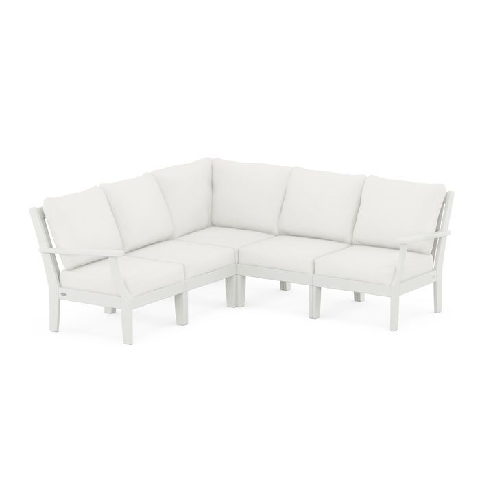 Braxton Modular 5-Piece Deep Seating Set in Vintage Finish