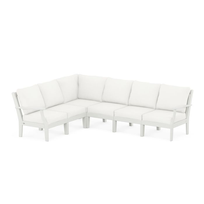 Braxton Modular 6-Piece Deep Seating Set in Vintage Finish