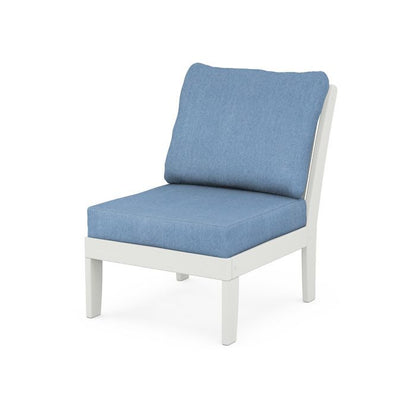 Braxton Modular Armless Chair in Vintage Finish