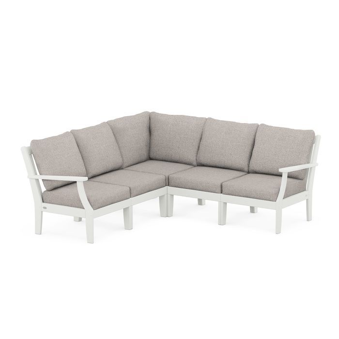 Braxton Modular 5-Piece Deep Seating Set in Vintage Finish