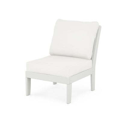 Braxton Modular Armless Chair in Vintage Finish
