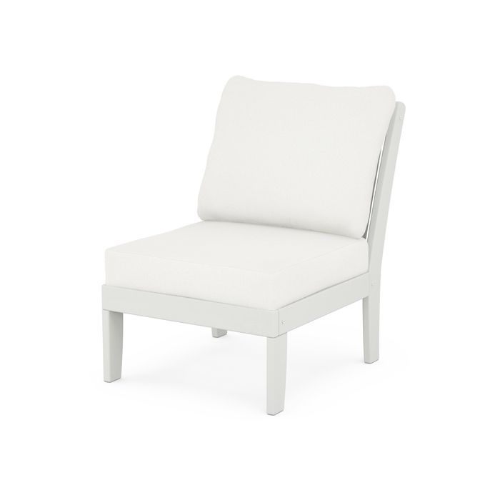 Braxton Modular Armless Chair in Vintage Finish