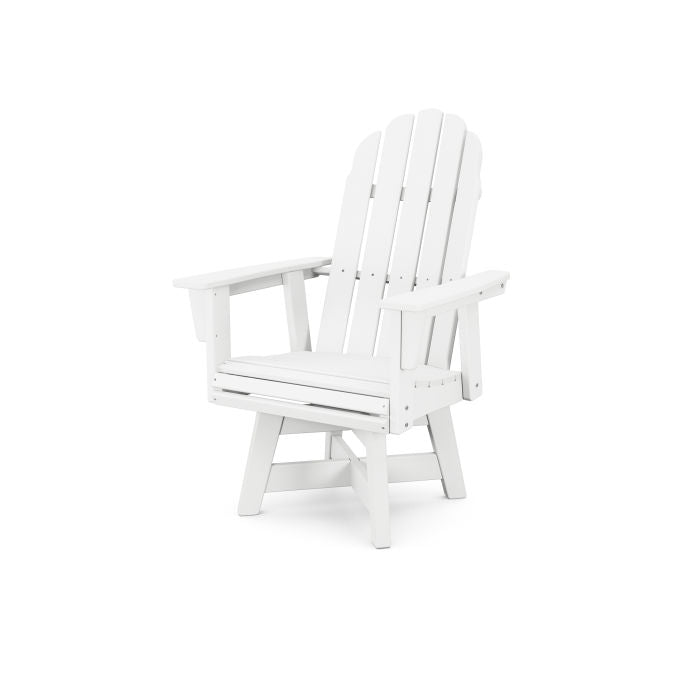 Vineyard Curveback Adirondack Swivel Dining Chair