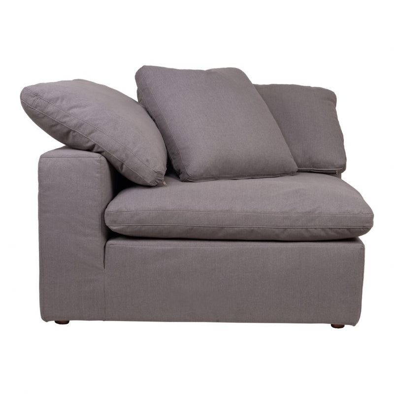 Clay Corner Chair Livesmart Fabric Light Grey