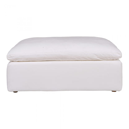 Clay Ottoman Livesmart Fabric Cream