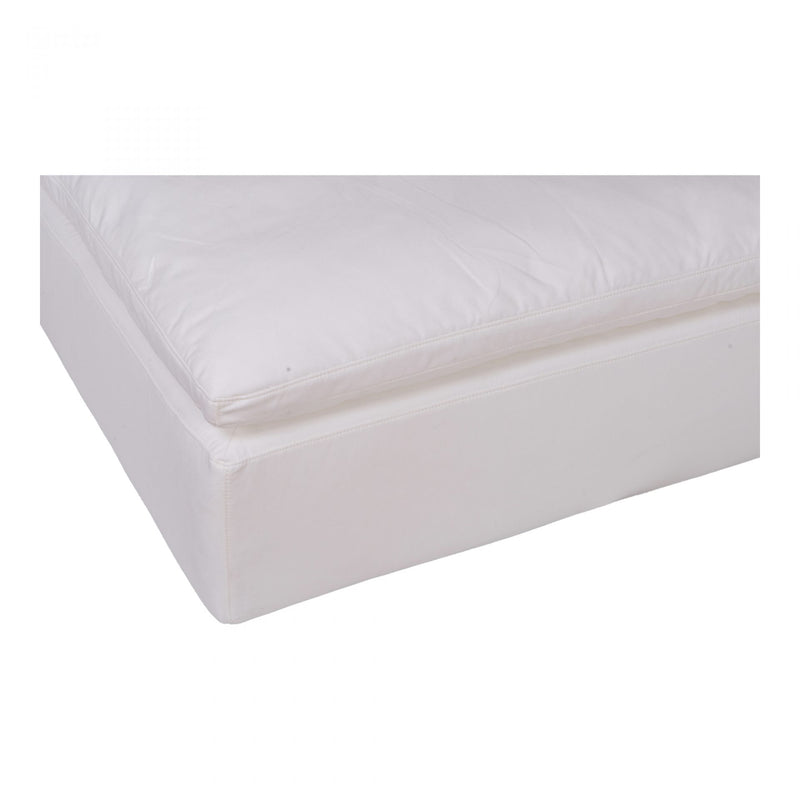 Clay Ottoman Livesmart Fabric Cream