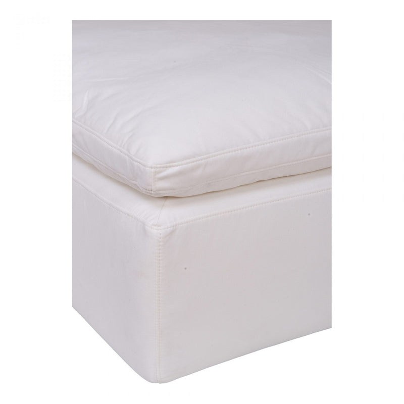 Clay Ottoman Livesmart Fabric Cream