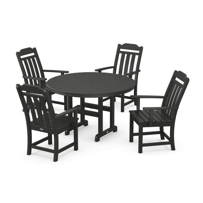 Country Living 5-Piece Round Farmhouse Dining Set