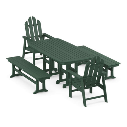 Long Island 5-Piece Dining Set with Benches