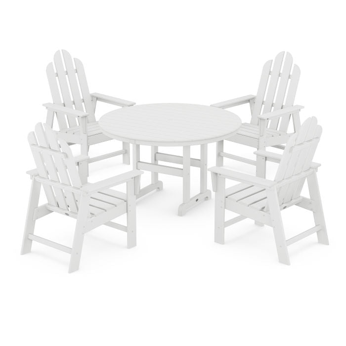 Long Island 5-Piece Round Farmhouse Dining Set