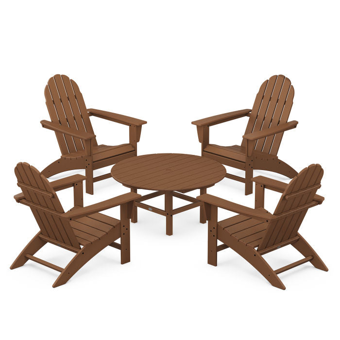 Vineyard 5-Piece Adirondack Chair Conversation Set