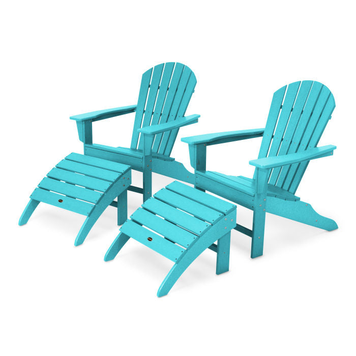 South Beach 4-Piece Adirondack Set
