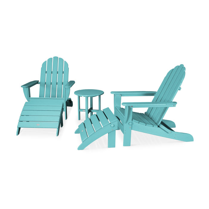 Classic Oversized Adirondack 5-Piece Casual Set