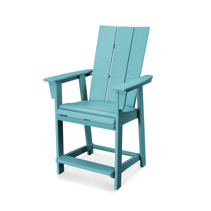 Modern Curveback Adirondack Counter Chair