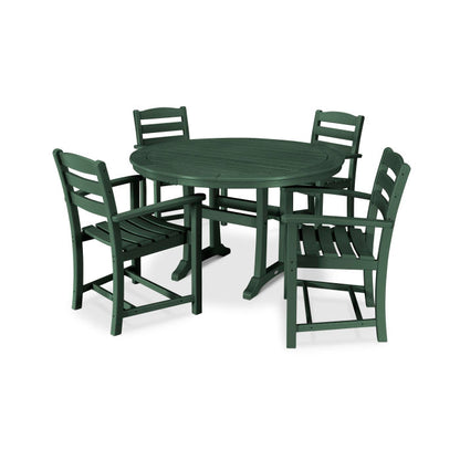 La Casa Café 5-Piece Arm Chair Dining Set