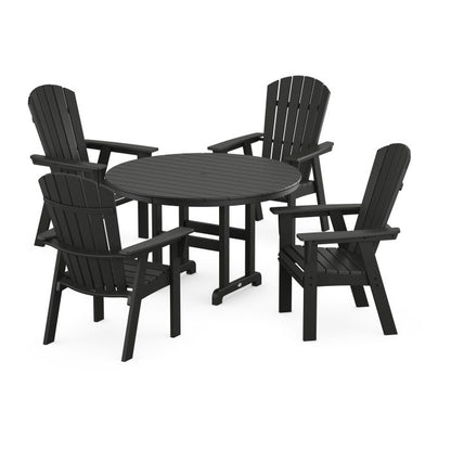 Nautical Adirondack 5-Piece Round Farmhouse Dining Set