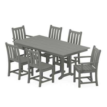 Traditional Garden 7-Piece Farmhouse Dining Set