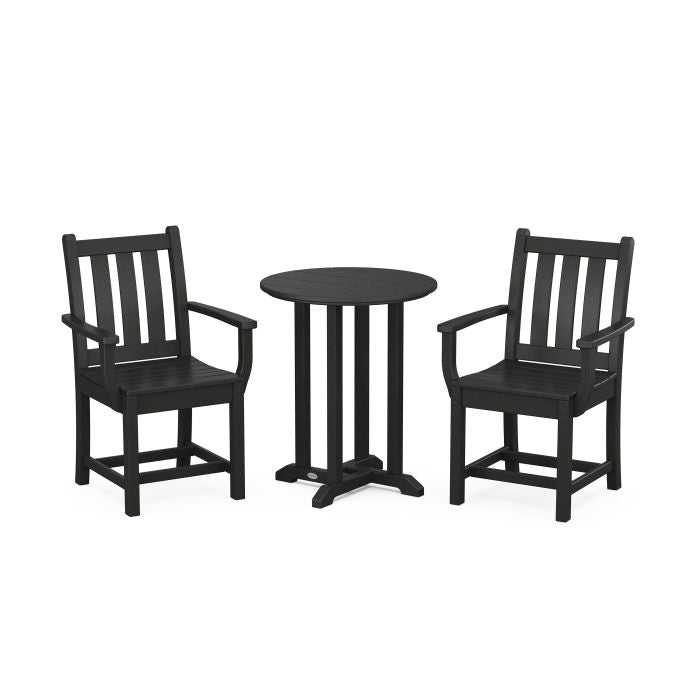 Traditional Garden 3-Piece Round Dining Set