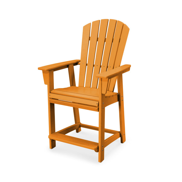 Nautical Curveback Adirondack Counter Chair