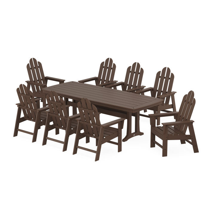 Long Island 9-Piece Dining Set with Trestle Legs