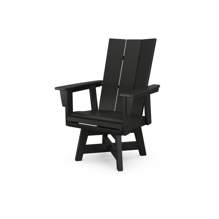 Modern Curveback Adirondack Swivel Dining Chair