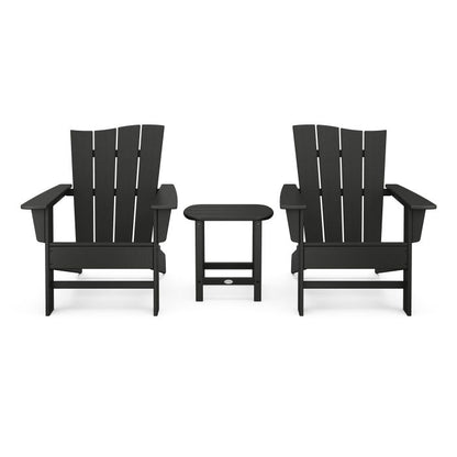 Wave 3-Piece Adirondack Chair Set
