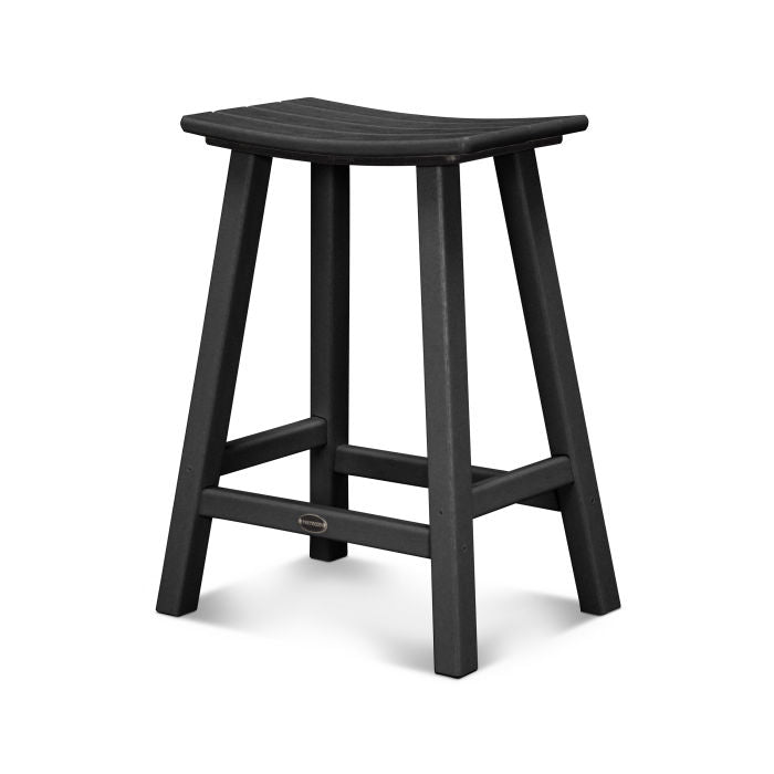 Traditional 24" Saddle Bar Stool