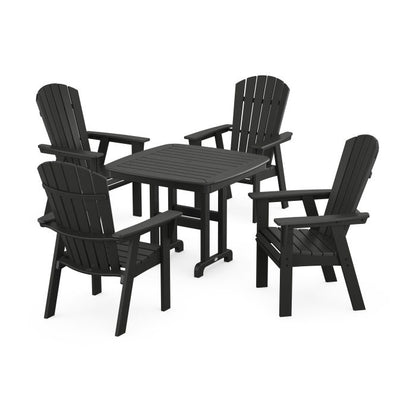 Nautical Curveback Adirondack 5-Piece Dining Set