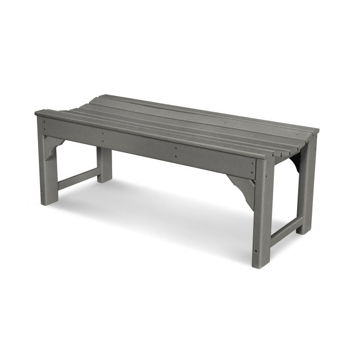 Traditional Garden 48" Backless Bench