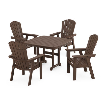 Nautical Curveback Adirondack 5-Piece Dining Set