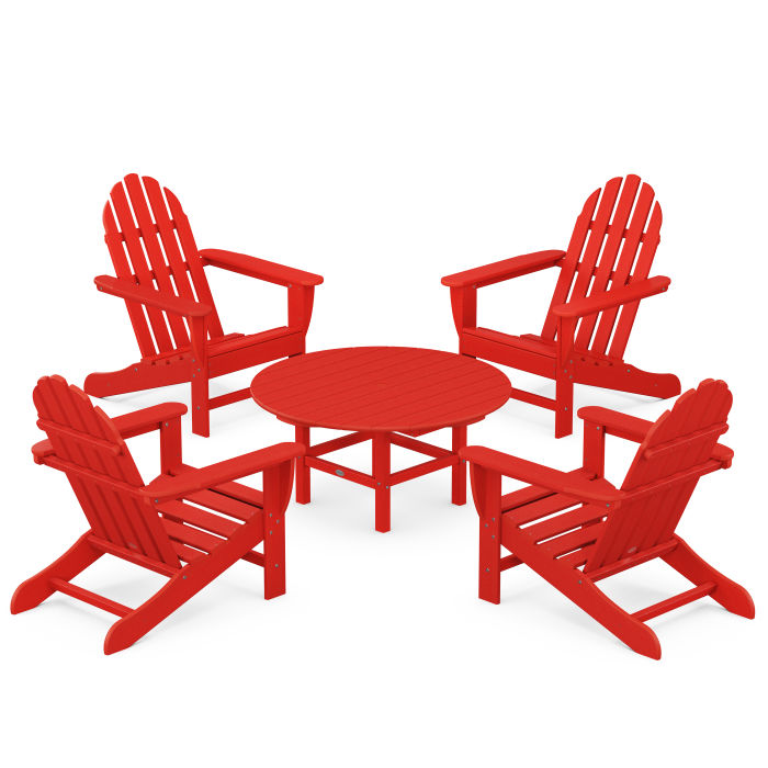 Classic Adirondack 5-Piece Conversation Set
