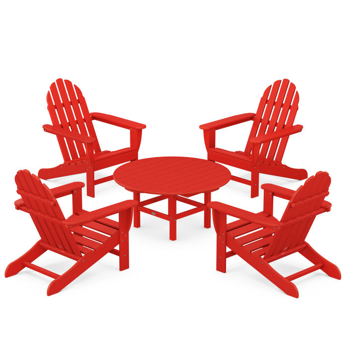 Classic Adirondack 5-Piece Conversation Set