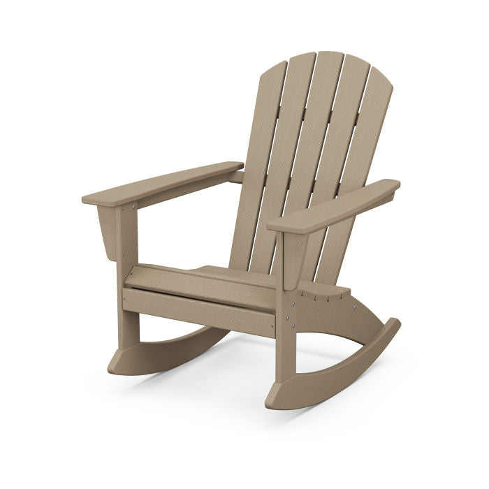 Nautical Adirondack Rocking Chair in Vintage Finish