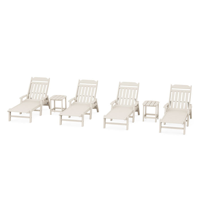 Country Living 6-Piece Chaise Set with Arms