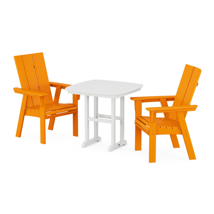 Modern Adirondack 3-Piece Dining Set