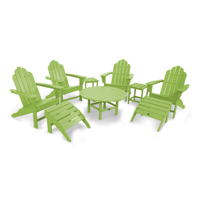 Long Island Adirondack 9-Piece Conversation Group