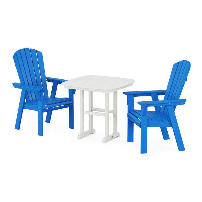 Nautical Adirondack 3-Piece Dining Set