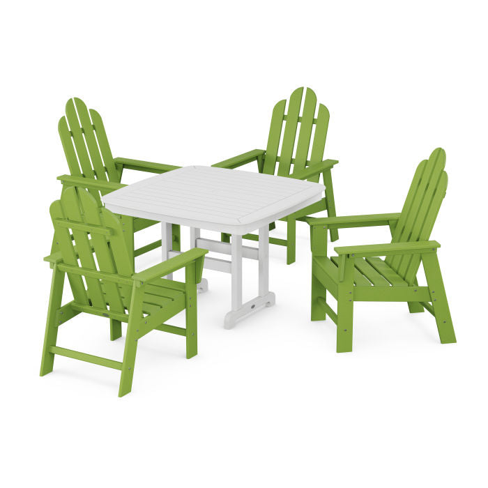 Long Island 5-Piece Dining Set with Trestle Legs