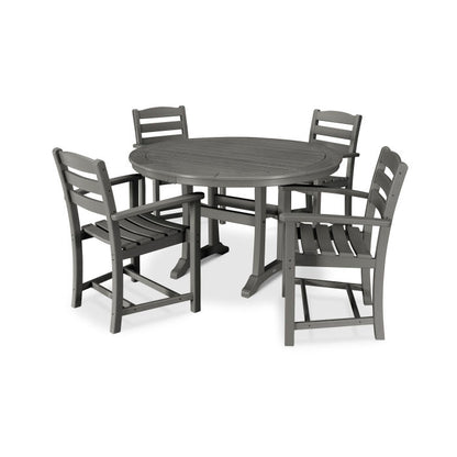 La Casa Café 5-Piece Arm Chair Dining Set