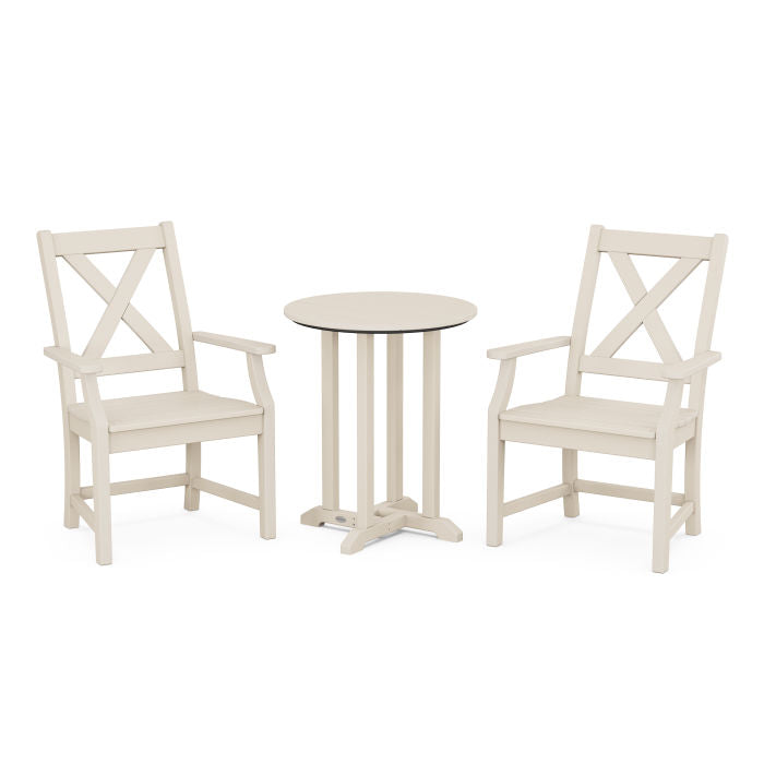 Braxton 3-Piece Round Dining Set