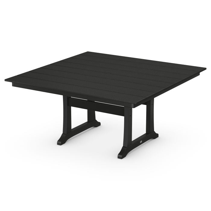 Farmhouse Trestle 59" Dining Table