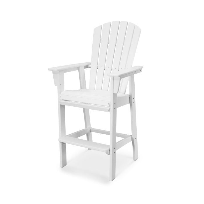 Nautical Curveback Adirondack Bar Chair in Vintage Finish