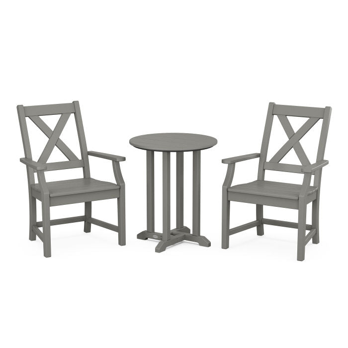 Braxton 3-Piece Round Dining Set