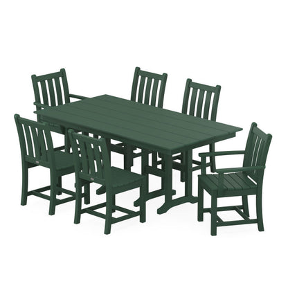 Traditional Garden 7-Piece Farmhouse Dining Set