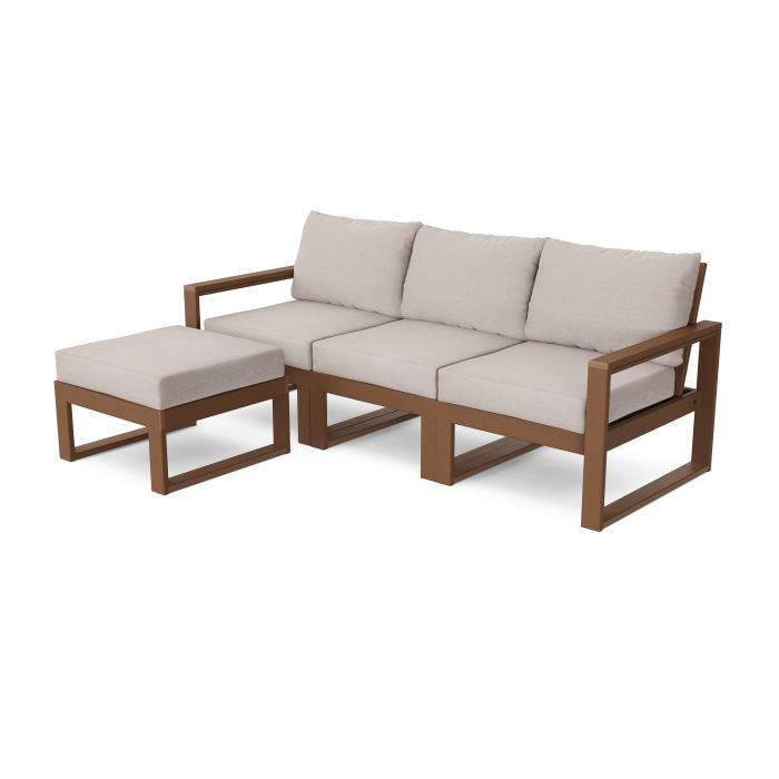 EDGE 4-Piece Modular Deep Seating Set with Ottoman