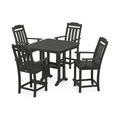 Country Living 5-Piece Counter Set with Trestle Legs