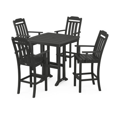 Country Living 5-Piece Bar Set with Trestle Legs